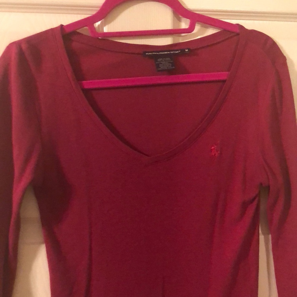 Dark Pink long sleeve top